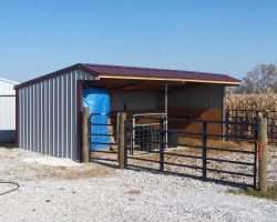 Wrangler Run in Horse Shelter Kits | Klene Pipe Structures