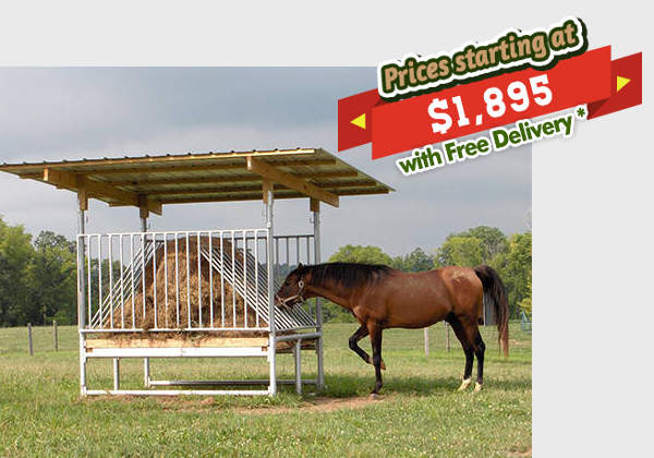 Hay Feeders, Horse Shelters & Shade Structures 