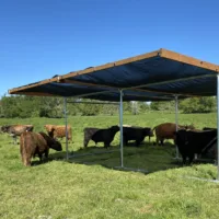 portable shade for cattle